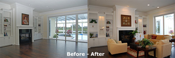 Before and After Staging example in Sarasota