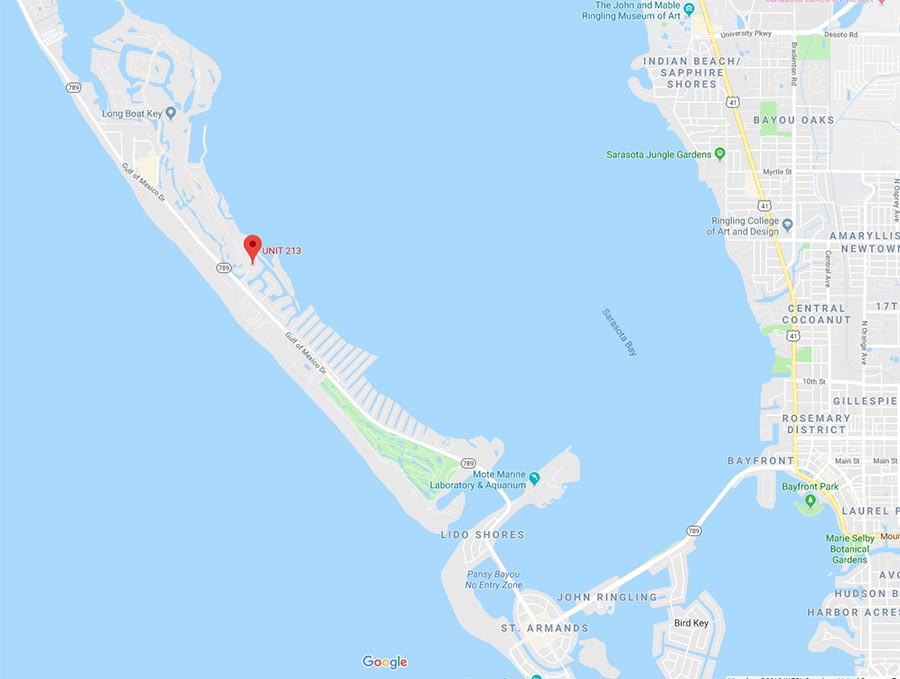 1932 Harbourside Dr UNIT 213, Longboat Key, FL 34228 Map