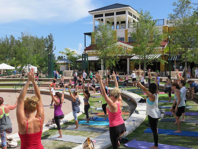 Harbourside Place Group Yoga Event