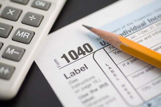 Tax form 1040