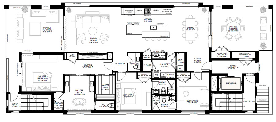 En Pointe Floor Plan