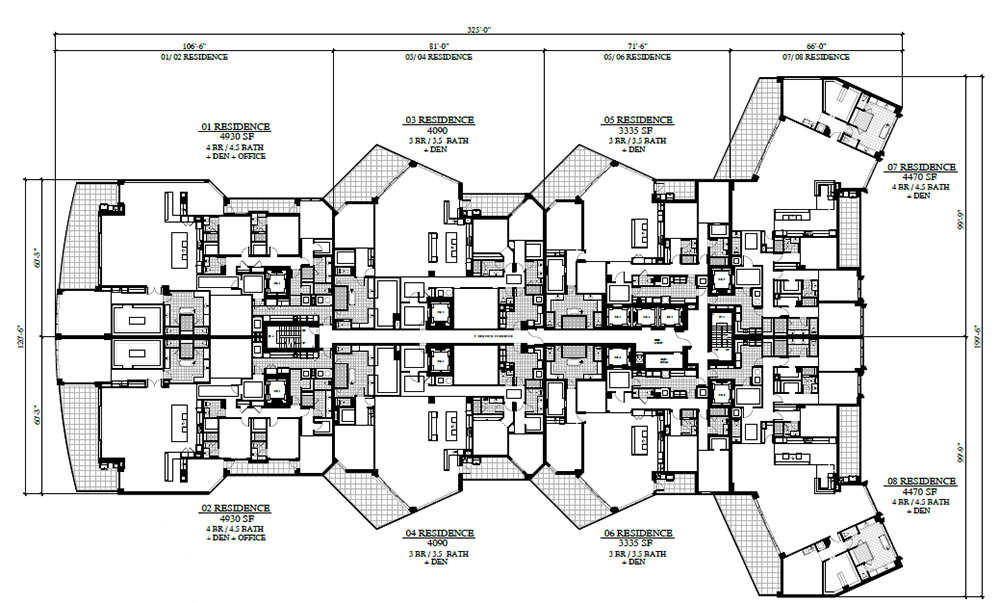 Rosewood Residences Lido Key Floorplan Layout