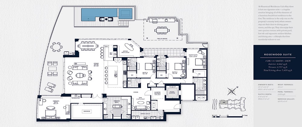 Rosewood Suite Floor plan