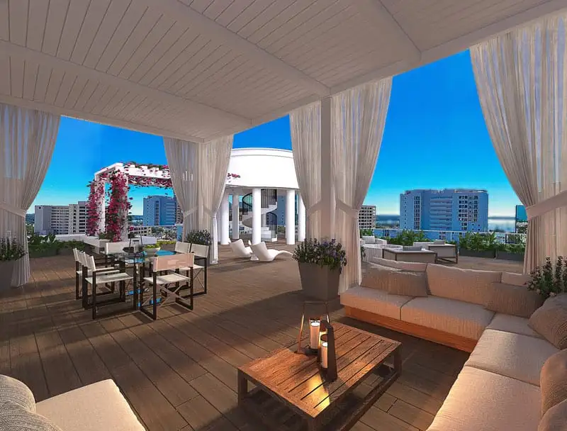 The Beacon Sarasota loggia