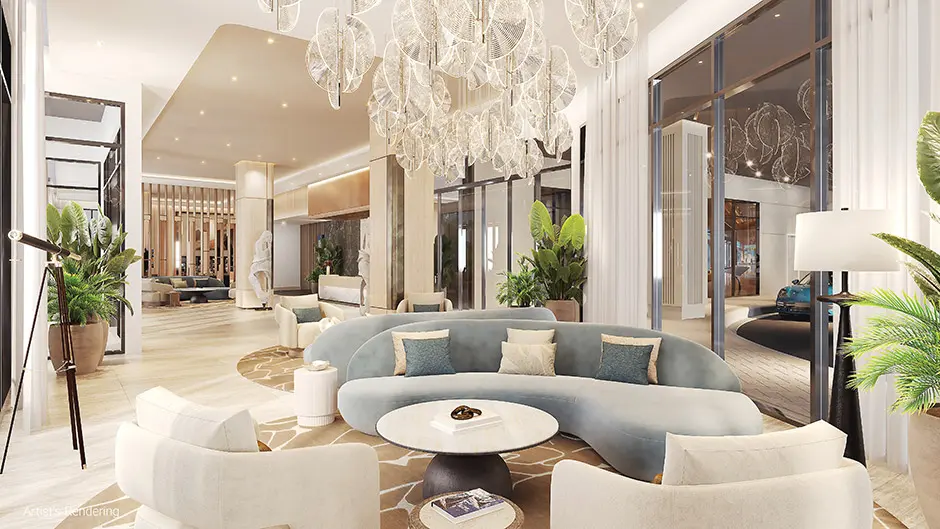 1000 Boulevard of the Arts Resident Arrival Lobby