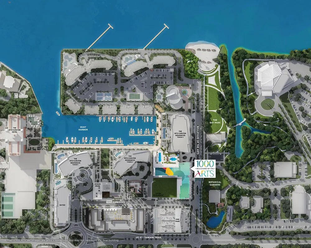 1000 boulevard of the arts site plan